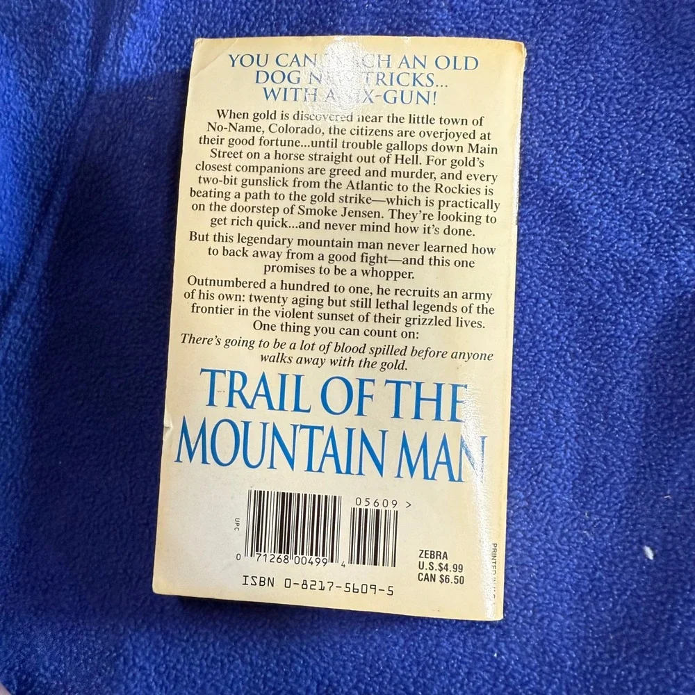 William Johnstone Trail of the Mountain‎ Man Boomtown Bloodlust Western Novel